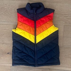 Janie and Jack Multicolor Chevron Vest